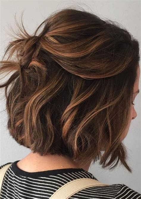 short caramel brown hair